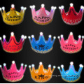 Party Birthday Glow Flash King Princess King Headband Hat ,Festival Decors Favors Crown Princess Hairpins